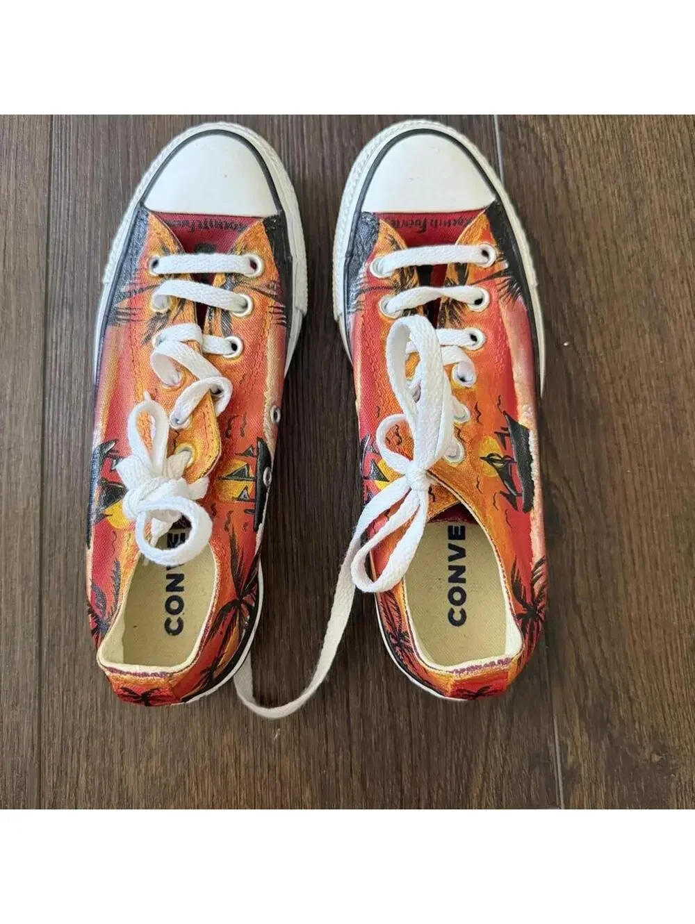 Converse Women's Multi and Orange Trainer